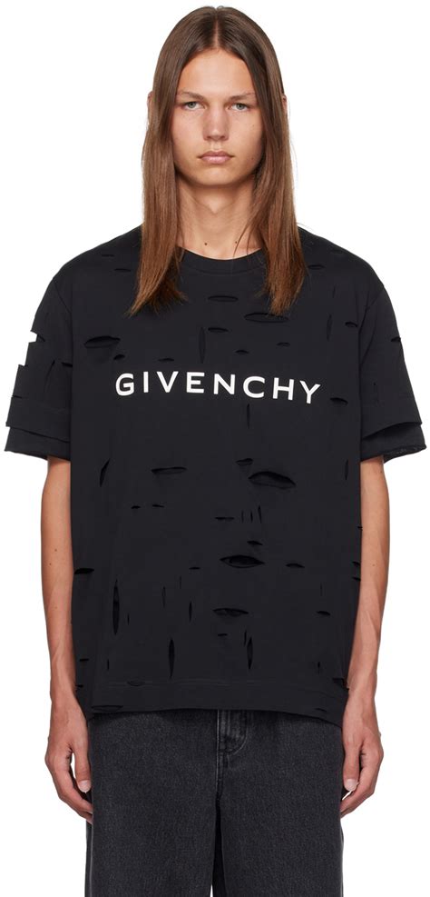 cheap givenchy t shirt|givenchy distressed t shirt.